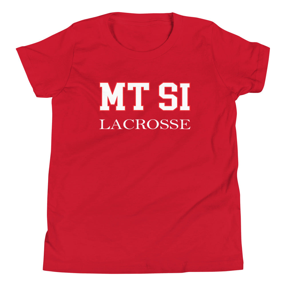 Youth Mount Si Lacrosse Bella + Canvas Short Sleeve T-Shirt