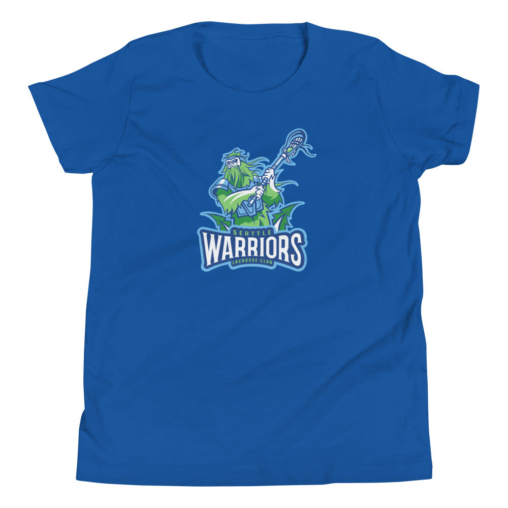 Youth Seattle Warriors Lacrosse Bella + Canvas T-Shirt