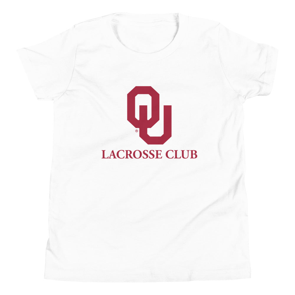 Youth Oklahoma University Lacrosse Bella + Canvas Short Sleeve T-Shirt