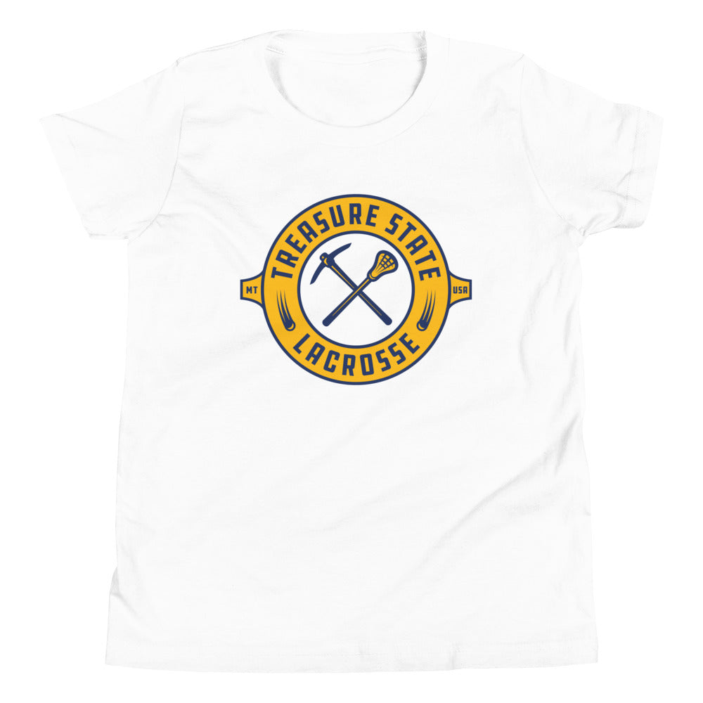 Youth Treasure State Lacrosse Bella + Canvas Short Sleeve T-Shirt